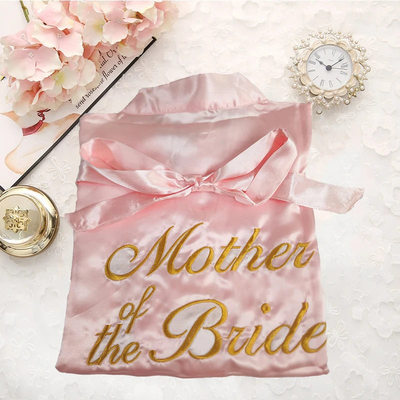 Chinese Women Rayon Embroidery Bride Bridesmaid Kimono Bathrobe Dress Sexy Mini Sleep Nightshirt Sleepwear Wedding Robes S0102