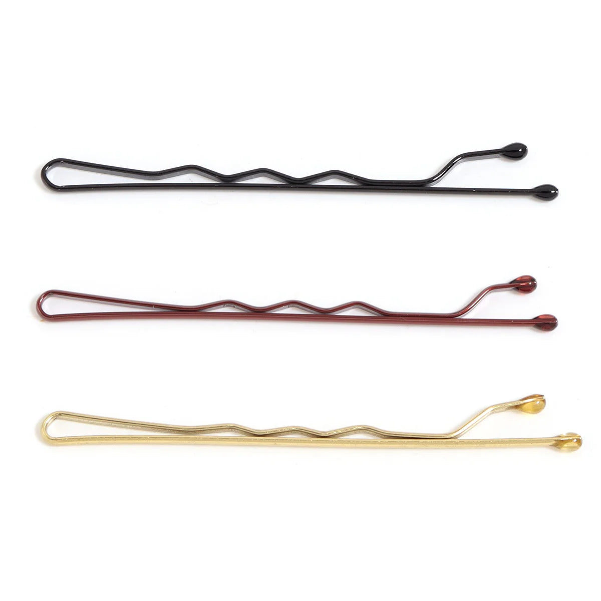 50 Pcs 4 Colors 5cm Hair Clip Lady Hairpins Curly Wavy Grips Hairstyle Hairpins Women Bobby Pins Styling Hair Accessories