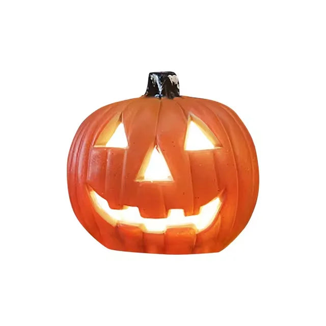 Halloween LED Pumpkin Lantern Flashing Ghost Festival Park Indoor Garden Decoration Pumpkin Lantern Scene Layout Home Decoration