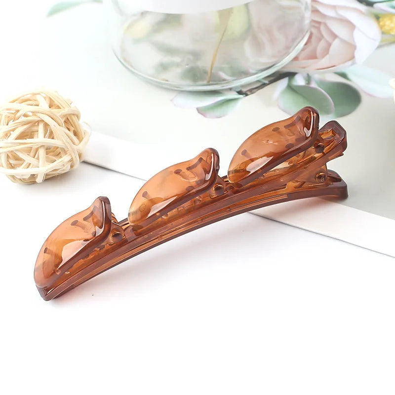 Plastic Edge Clip Hairpin Accessories Plus Size 9CM Fish Beak Hair Clip Multiple Styles Seamless Clip Girls Hair Accessoires