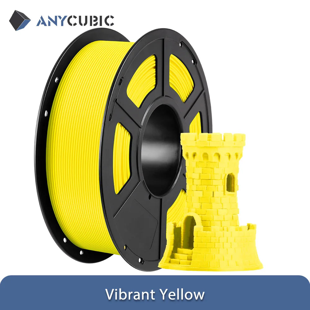 ANYCUBIC 3D Printer Multicolor Filament PLA 1.75mm 1kg/Roll Plastic Rubber Consumables Material For FDM 3D Printer Kobra 2 Pro