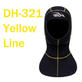 KEEP DIVING 3mm Neoprene Scuba Diving Hood With Shoulder Snorkeling Equipment Hat Cap Winter Swim Warm Wetsuit Spearfishing