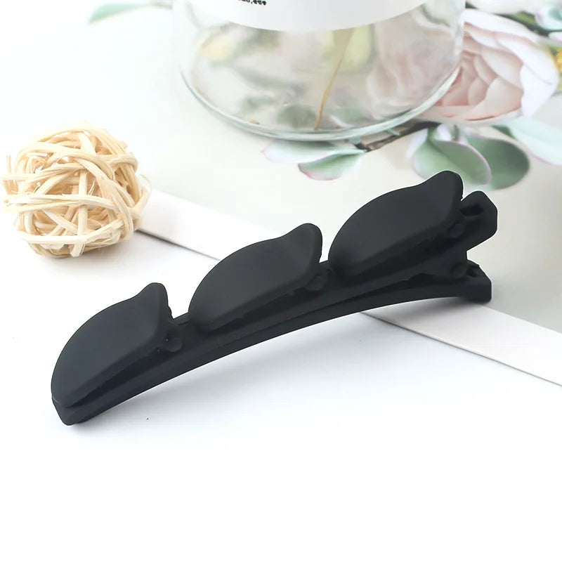 Plastic Edge Clip Hairpin Accessories Plus Size 9CM Fish Beak Hair Clip Multiple Styles Seamless Clip Girls Hair Accessoires