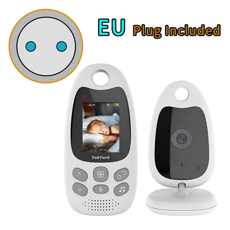 Wireless Video Baby Monitor 2.0 2.8 inch Color  Security Camera 2 Way Talk Night Vision IR LED Temperature Monitoring 8 Lullaby