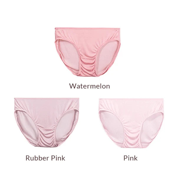 SuyaDream 3pcs/lot Women Panties 100%Natural silk Low-rise Briefs Healthy Basic Everyday Wear Underwears, Summer New Intimates