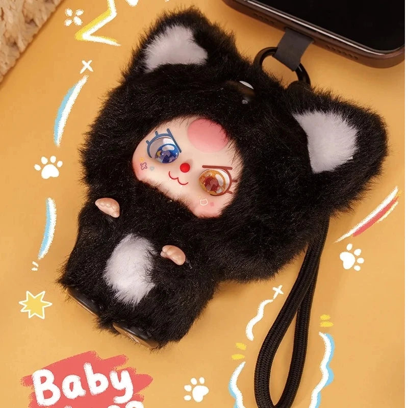 Baby Three Mini Hug Series Vinyl Face Plush Pendant Blind Box Mini Hanging Toy Trend Surprise Box Student Gift Cute Collectible