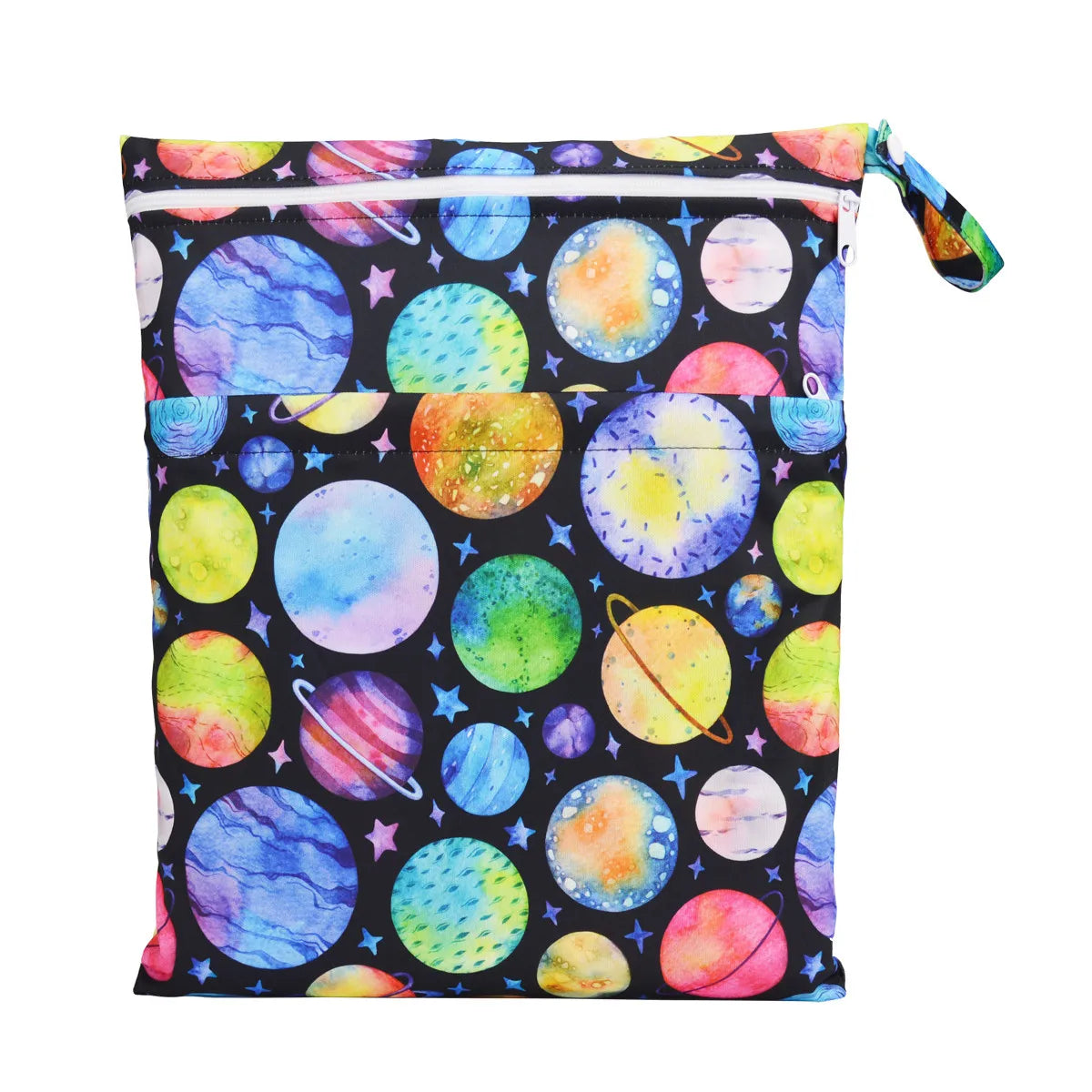 [Sigzagor]1 Wet Dry Bag Diaper Bag Nappy Bag Insert Two Zippered Baby Waterproof Reusable Skull Jack Skeleton 100 Designs