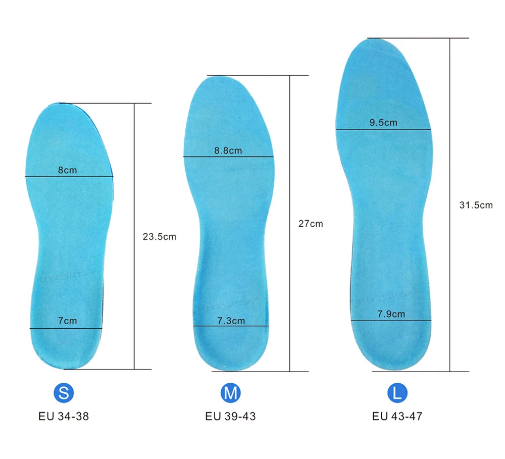 Silicon Gel Insoles Foot Care For Plantar Fasciitis Heel Spur Running Sport Insoles Shock Absorption Pads Arch Orthopedic Insole