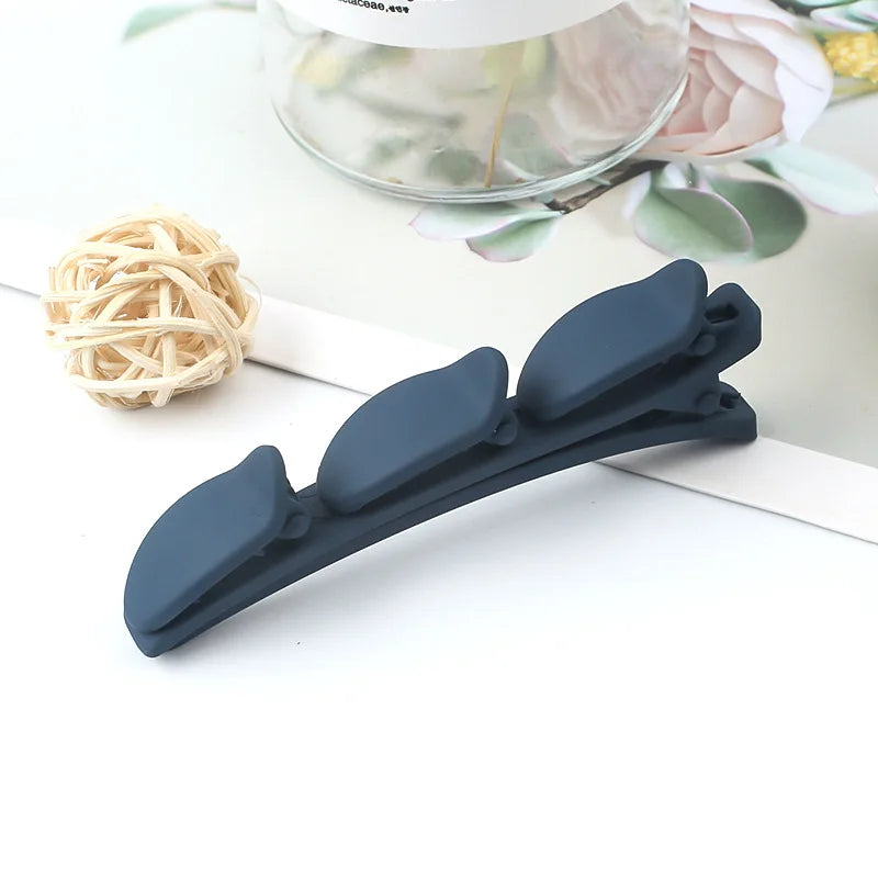 Plastic Edge Clip Hairpin Accessories Plus Size 9CM Fish Beak Hair Clip Multiple Styles Seamless Clip Girls Hair Accessoires