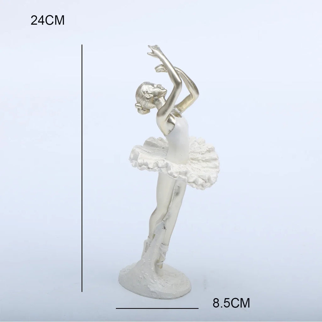 Valentine's Day gifts: Ballet girl figurine, entrance decoration item, craft product, living room desktop dancer figurine