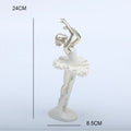 Valentine's Day gifts: Ballet girl figurine, entrance decoration item, craft product, living room desktop dancer figurine