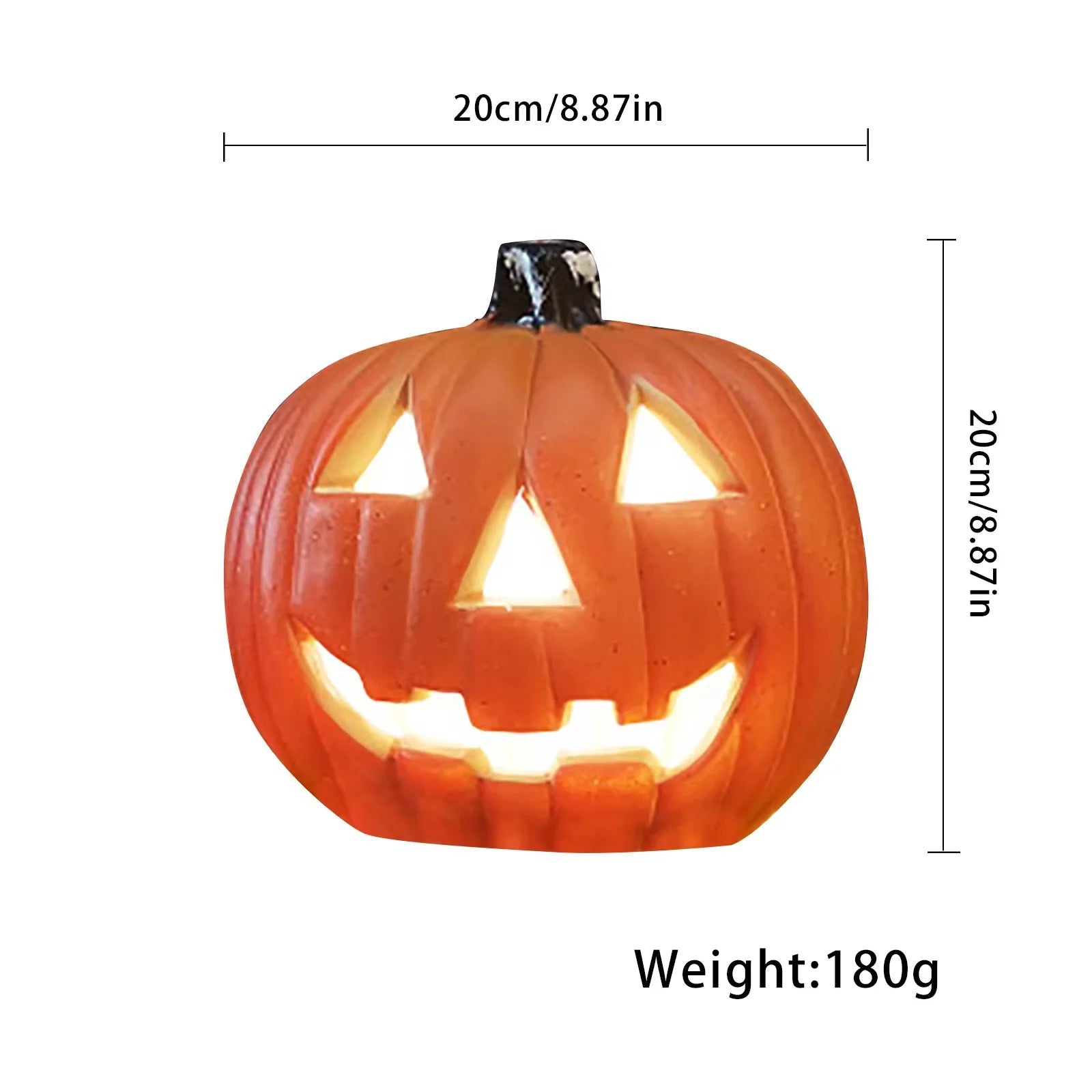Halloween LED Pumpkin Lantern Flashing Ghost Festival Park Indoor Garden Decoration Pumpkin Lantern Scene Layout Home Decoration