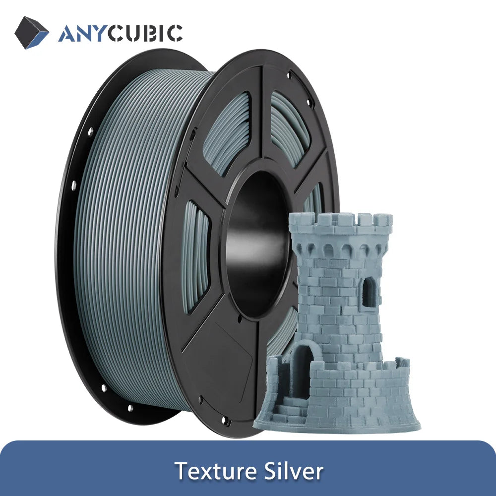 ANYCUBIC 3D Printer Multicolor Filament PLA 1.75mm 1kg/Roll Plastic Rubber Consumables Material For FDM 3D Printer Kobra 2 Pro