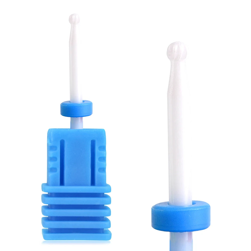 KADS Ceramic Carbide Nail Drill Bit 3/32" Electric Ceramic Cutter Nail File Manicure Pedicure Machine Tool Milling Cutters