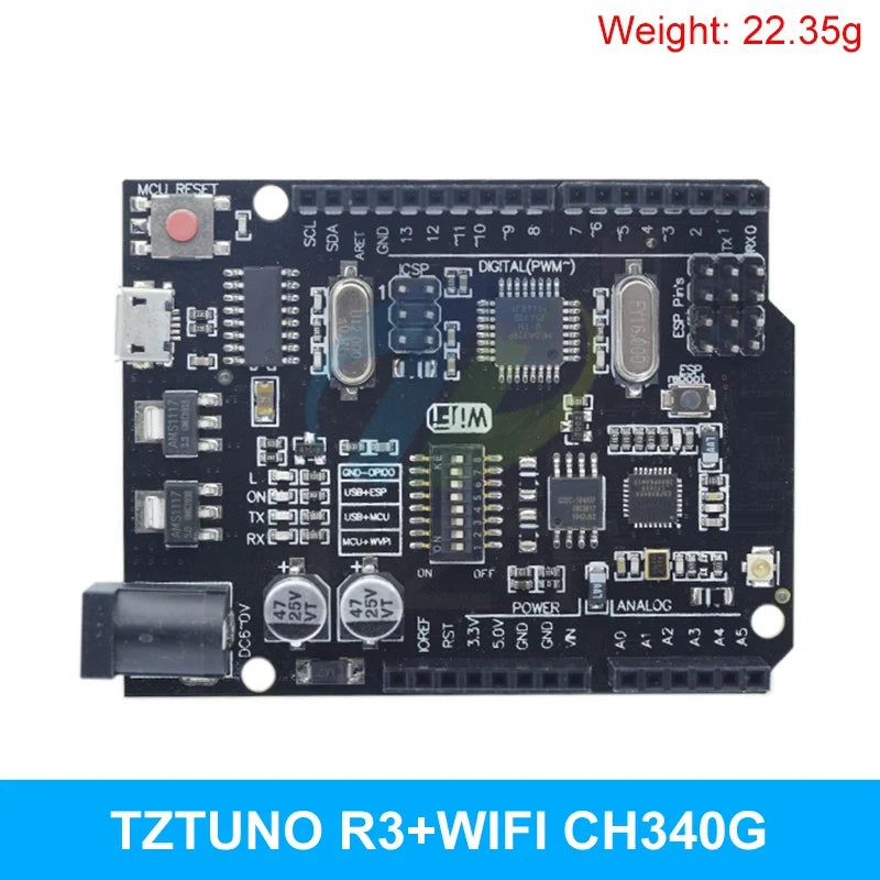 TZTUNO R3 Development Board ATMEGA328P CH340 / ATEGA16U2 Compatible For Arduino With Cable UNOR3 Proto Shield Expansion Board