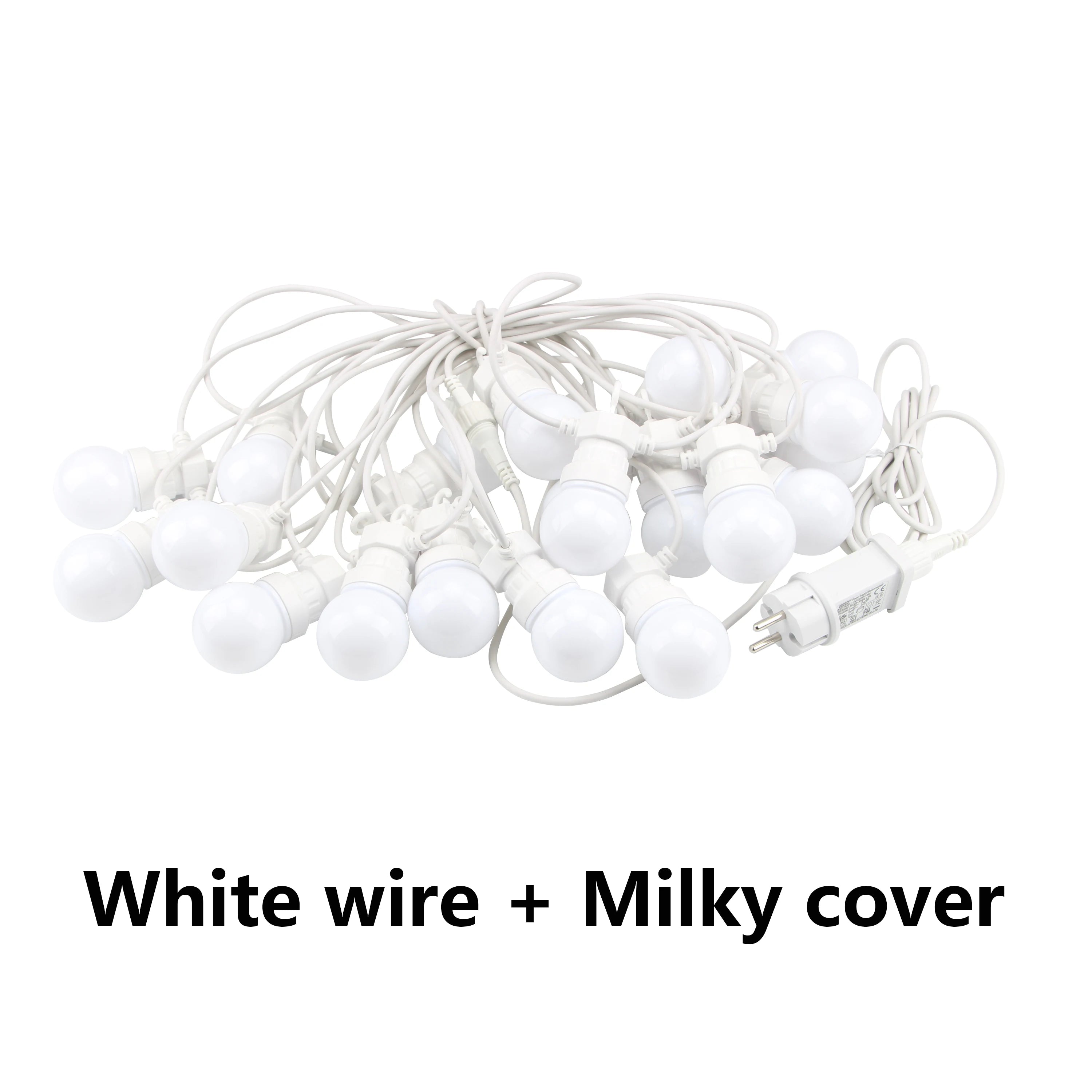 8M/24M Led String Lights Festoon Christmas Fairy Globe G50 Outdoor Waterproof For Wedding Garden Party Patio Street Decoration