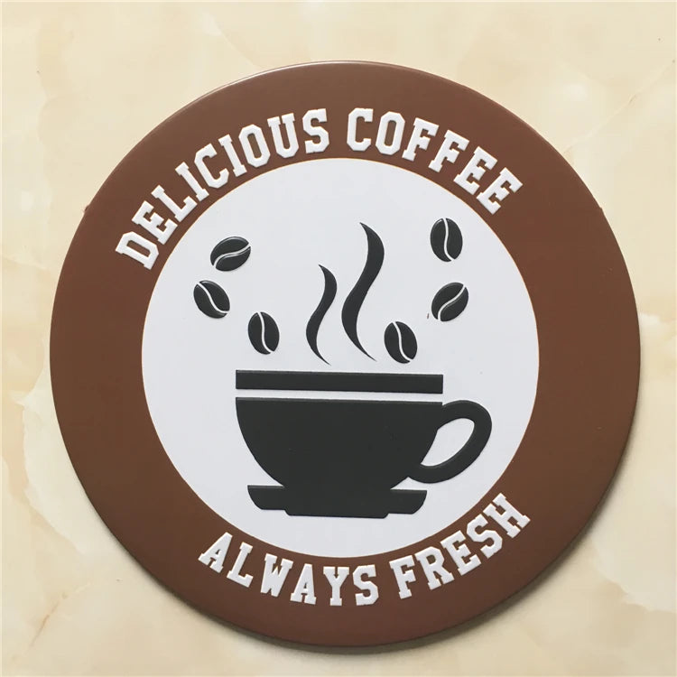 BBQ Zone Retro Plaque Metal Tin Signs Cafe Bar Pub Signboard Wall Decor Vintage Nostalgia Round Plates Christmas Gift 30CM R006