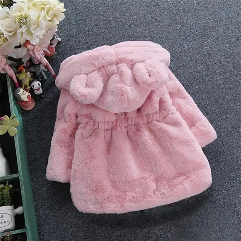 Winter Coat For Children Fleece Hooded Jacket Thicken Keep Warm Girl Coats New Year Gifts Girls Autumn Clothes Christmas Costume