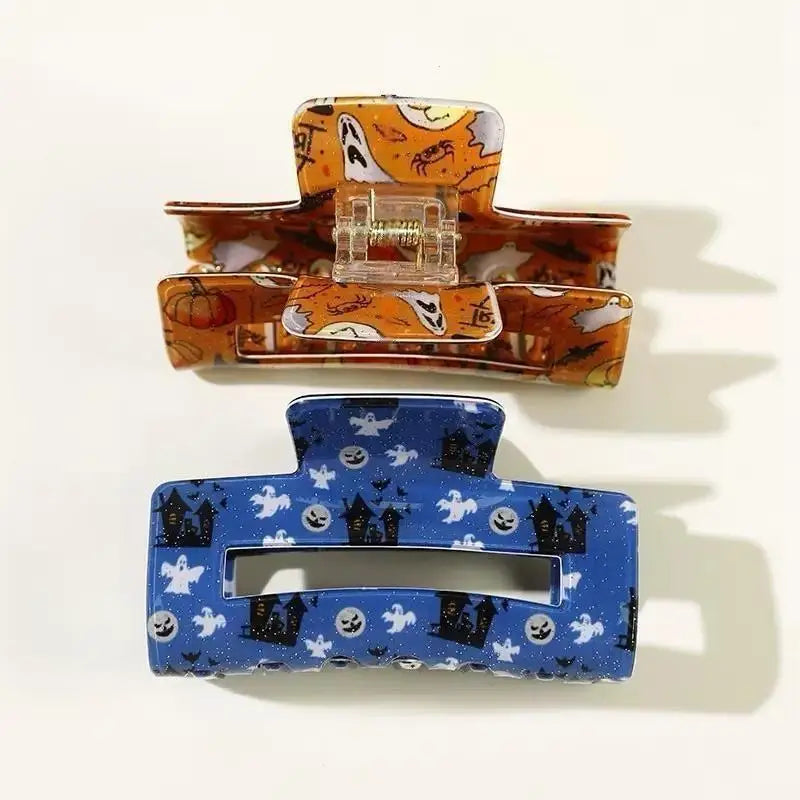 Halloween Theme - With Ghost/Pumpkin/Bat Patterns, Perfect For Holiday Party Costumes, Fashion Accessories For Women And Girls