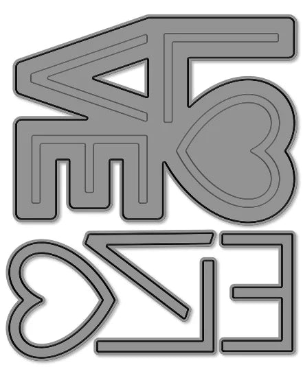 Valentine's Day 2026 New Love Blooms Candy Hearts  Paper Clips Metal Cutting Dies Clear Stamps Stencil For DIY Scrapbook Diary