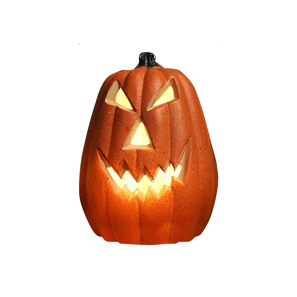 Halloween LED Pumpkin Lantern Flashing Ghost Festival Park Indoor Garden Decoration Pumpkin Lantern Scene Layout Home Decoration