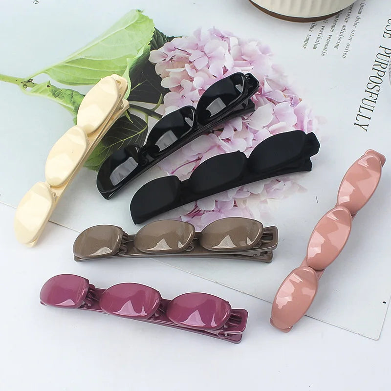 Plastic Edge Clip Hairpin Accessories Plus Size 9CM Fish Beak Hair Clip Multiple Styles Seamless Clip Girls Hair Accessoires