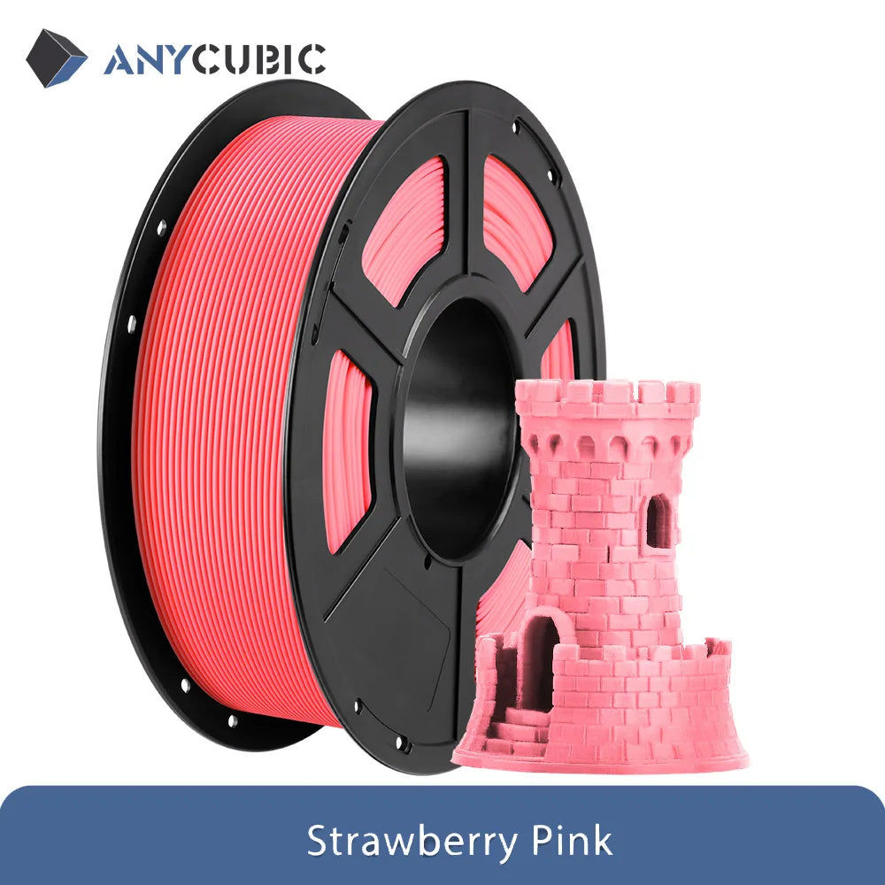 ANYCUBIC 3D Printer Multicolor Filament PLA 1.75mm 1kg/Roll Plastic Rubber Consumables Material For FDM 3D Printer Kobra 2 Pro