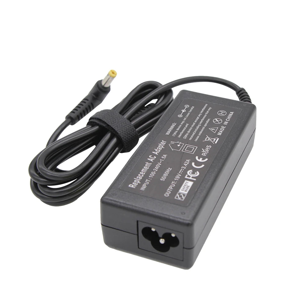 19V 3.42A 65W 5.5*1.7mm AC Laptop Charger Adapter For Acer Aspire 5315 5630 5735 5920 5535 5738 6920 6530G 7739Z Power Supply