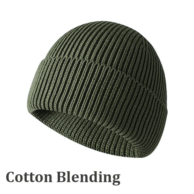 Winter Hats for Men Beanies Skullies Solid Color Short Men's Hat Skullcaps Women's Winter Hat Beanies Knitted Gorros