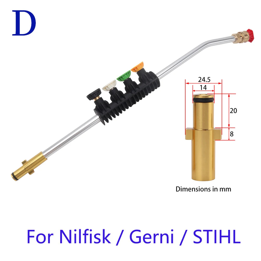Ugelli per lancia a spruzzo ad alta pressione per idropulitrice Karcher Bort Nilfisk Bosch Lavor