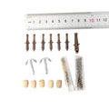 Scale 1/100 Halcon model Ship Accessories kit Classical cannon+Alloy anchor+Brass Anchor chain+ Cannonball+wooden barrel