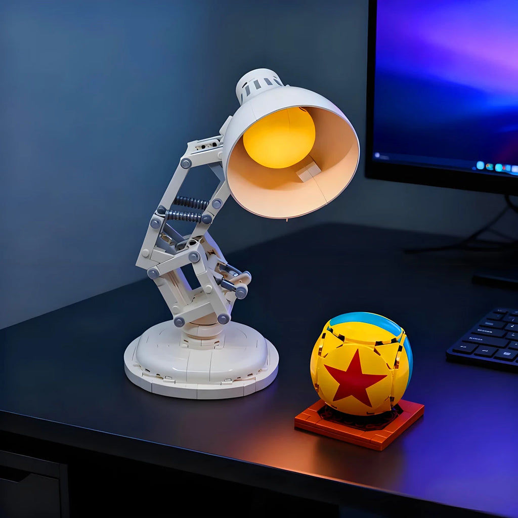 Easter Eggs Ball Table Pixar Lamp Hidden Classic Idea Bricks Model Building Blocks Toys Home Decor Set Gift
