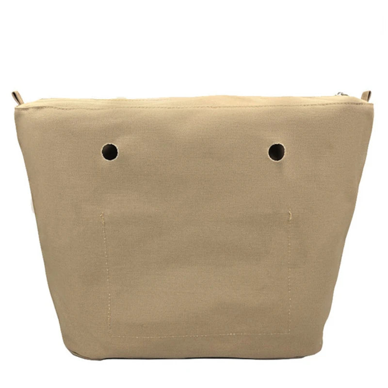 New Classic Size Solid waterproof Insert Inner Lining Insert Zipper Pocket for Obag O Bag handbag Silicone package accessories