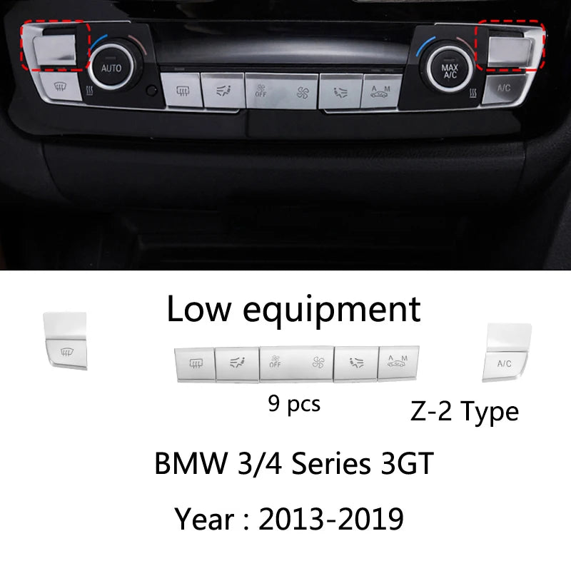 Per BMW Serie 3 4 3GT F30 F31 F32 F34 F36 316li 320li Accessori per auto Pannello di controllo del cambio Striscia decorativa di copertura