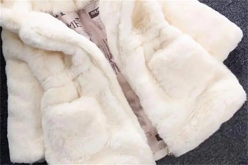 Winter Coat For Children Fleece Hooded Jacket Thicken Keep Warm Girl Coats New Year Gifts Girls Autumn Clothes Christmas Costume