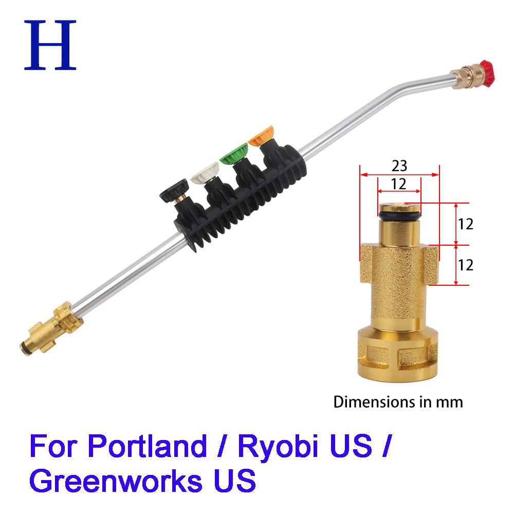 Ugelli per lancia a spruzzo ad alta pressione per idropulitrice Karcher Bort Nilfisk Bosch Lavor