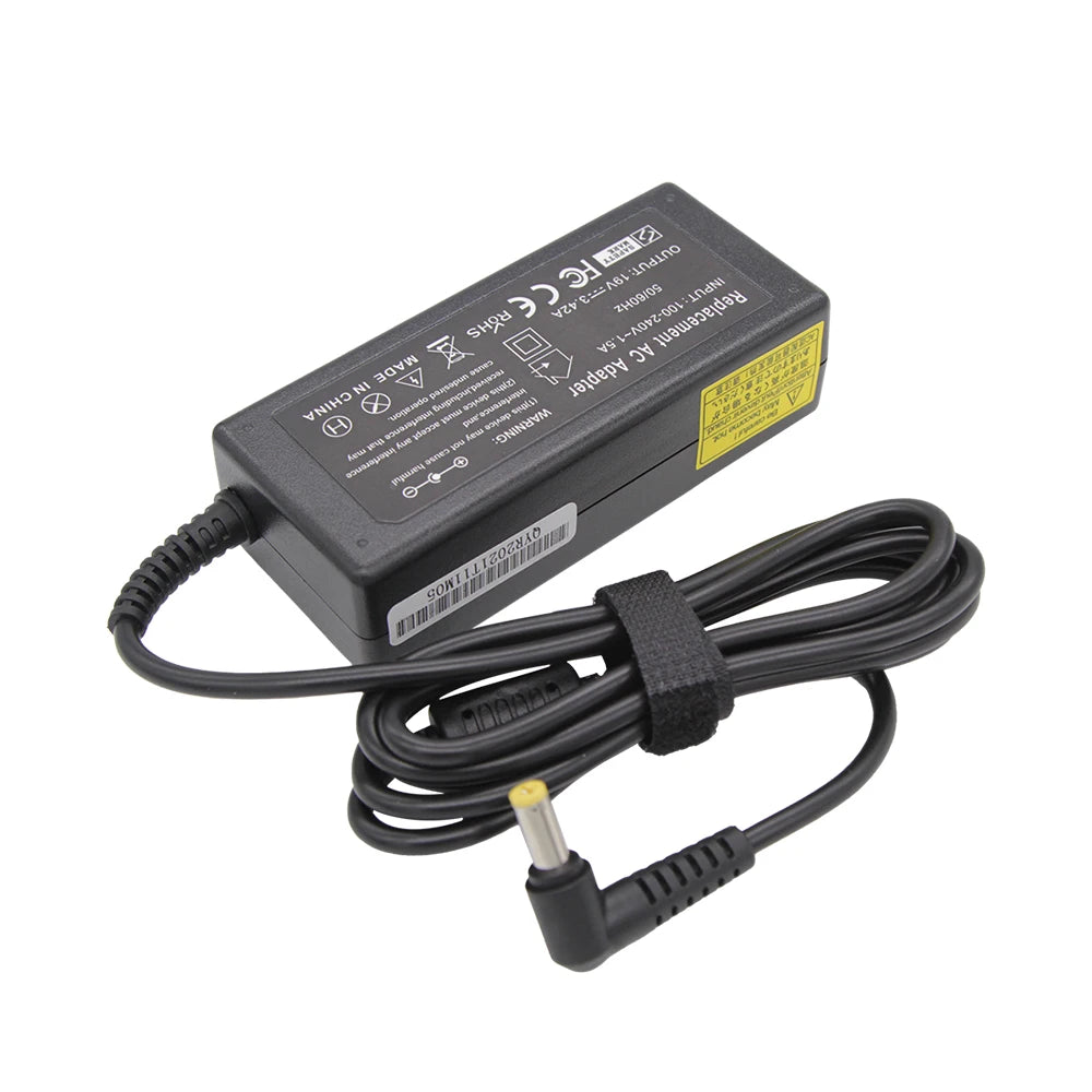 19V 3.42A 65W 5.5*1.7mm AC Laptop Charger Adapter For Acer Aspire 5315 5630 5735 5920 5535 5738 6920 6530G 7739Z Power Supply