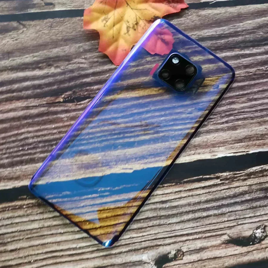 Glass Back Cover For Huawei Mate 20 Pro Battery Door Panel Rear Housing Case With Camera Lens Replacement+Adhesive Sticker