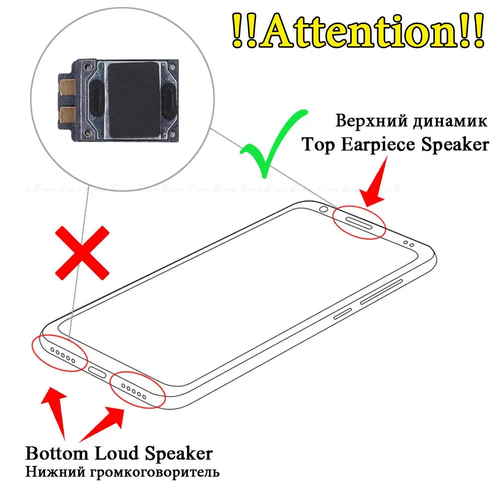 Front Top Earpiece Earphone Ear Speaker Sound Receiver For Samsung Galaxy S10 5G S10e S6 S7 Edge S8 Note 10 9 8 S9 Plus Lite