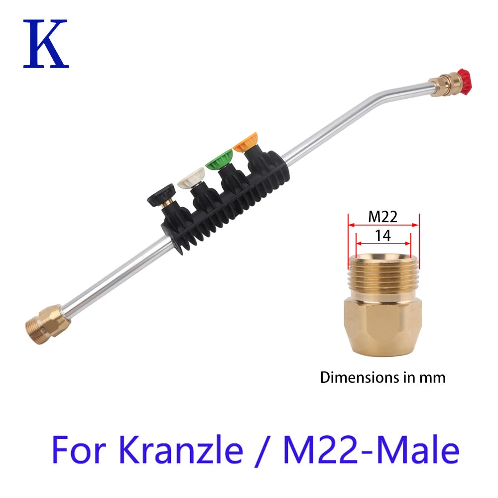 Ugelli per lancia a spruzzo ad alta pressione per idropulitrice Karcher Bort Nilfisk Bosch Lavor