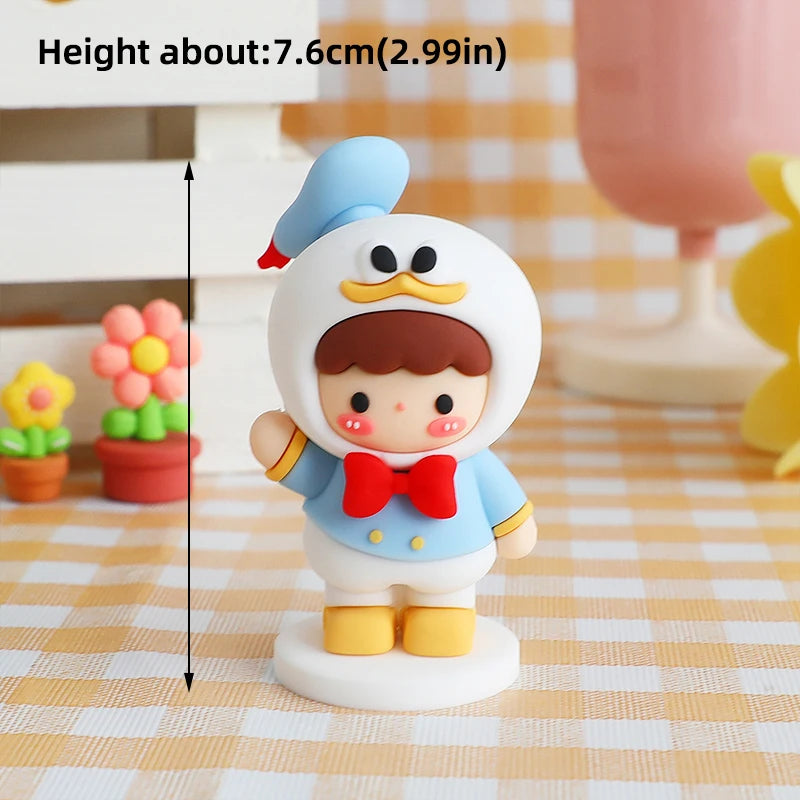 Valentine's Day Casual Wear Boys Girls Cake Decoration Cartoon Personality Couple Confession Doll for Birthday Cake Toppers