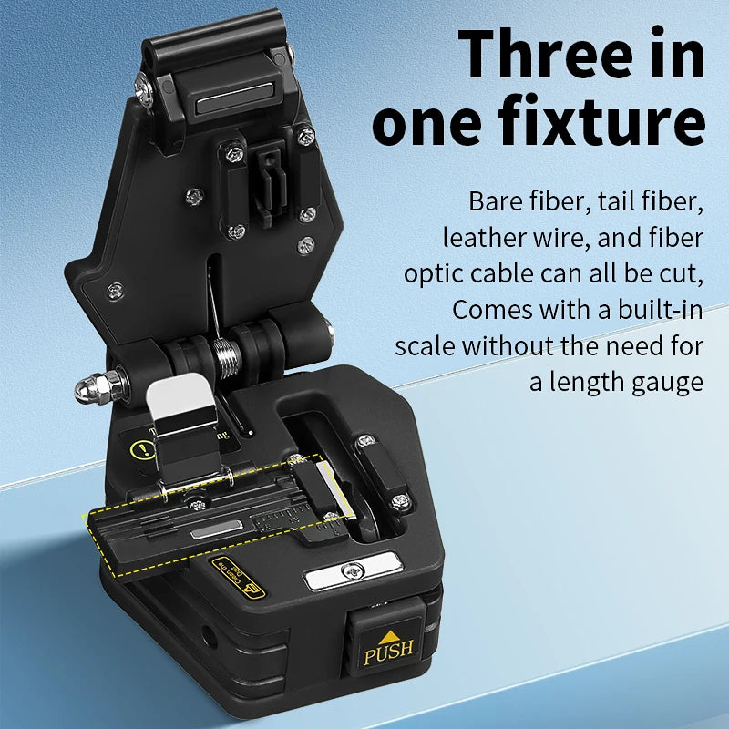 Fiber cleaver AUA-6C Cable Cutting Knife FTTT Fiber Optic Knife Tools cutter High Precision Cleaver 16 point blade