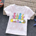 Easter Fashion Children's Short Sleeve Boys Casual Shirt New Summer Dress Girls Half Sleeve Kids Clothes