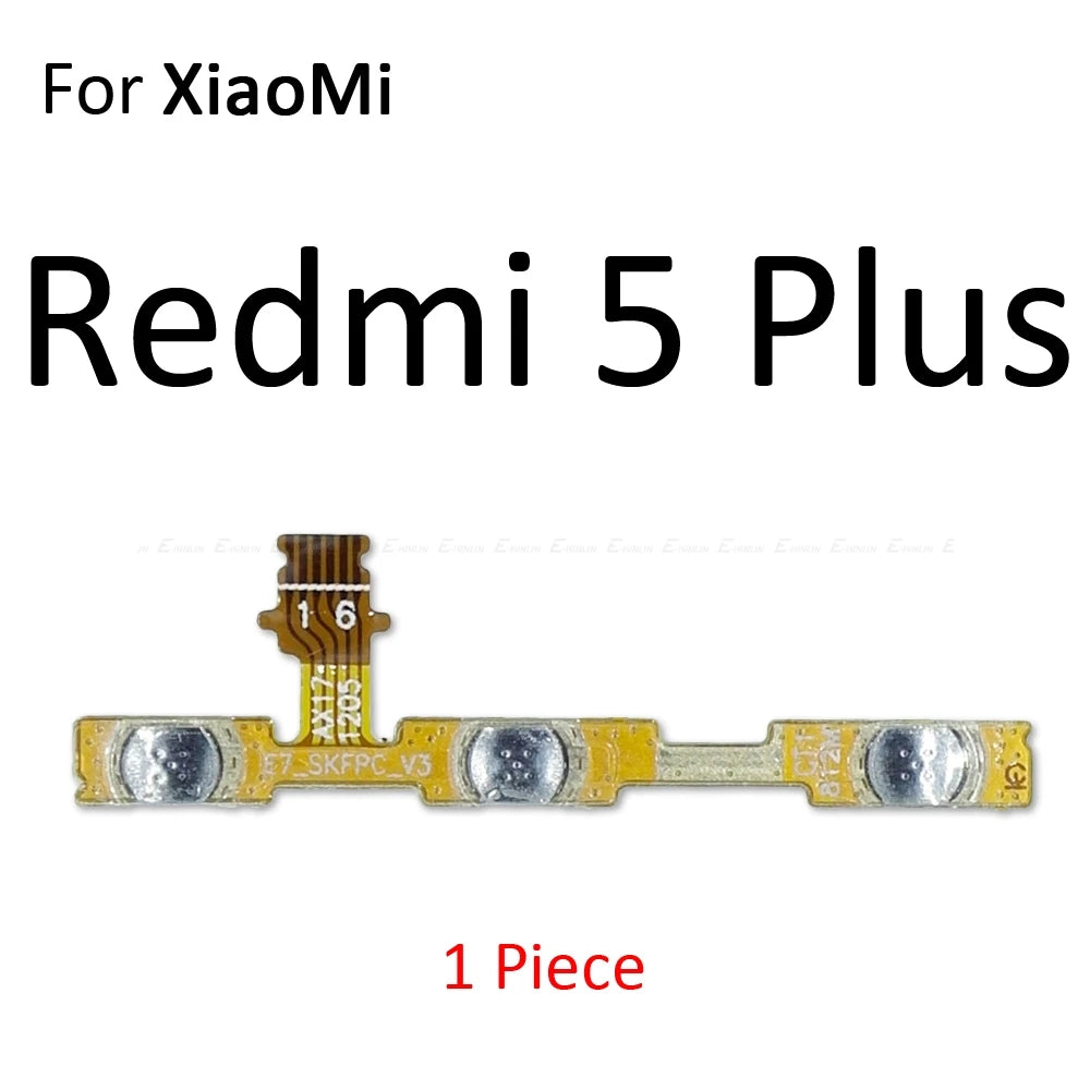 For Xiaomi Redmi 3X 3 3S 4A 5 Plus Note 5 5A 2 4 3 Pro Special Edition 4X Global Power Switch On Off Volume Button Flex Cable