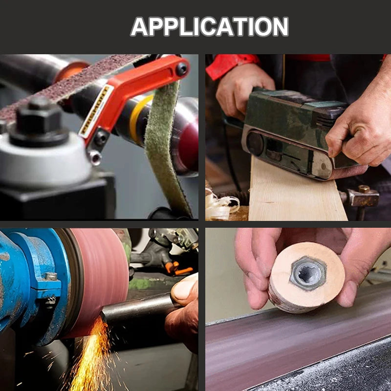 10 pieces 50x1220mm A/O Abrasive Sanding Belts 2"x48" P60-600 Coarse to Fine Grinding Belt Grinder Accessories