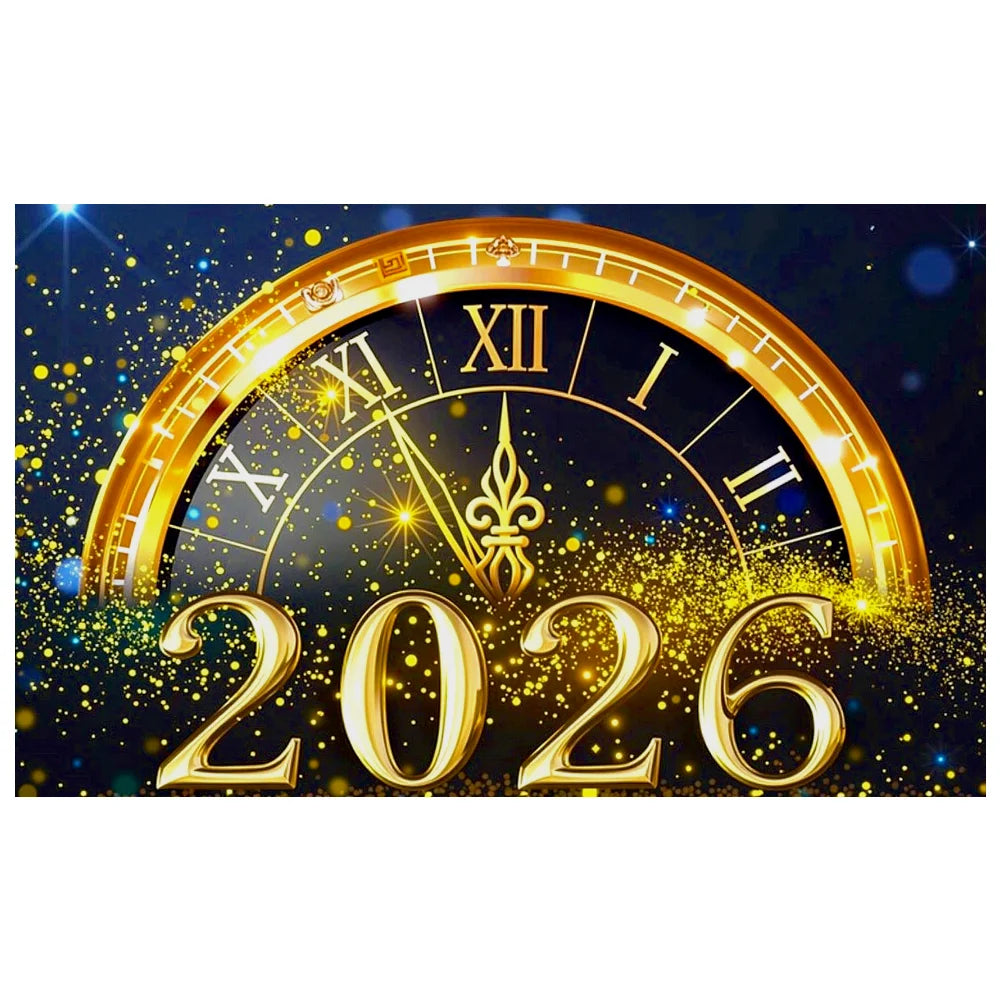 2026 Happy New Year Theme Party Background Banner New Year Celebrate Family Party Decoration Photo Background Decoration