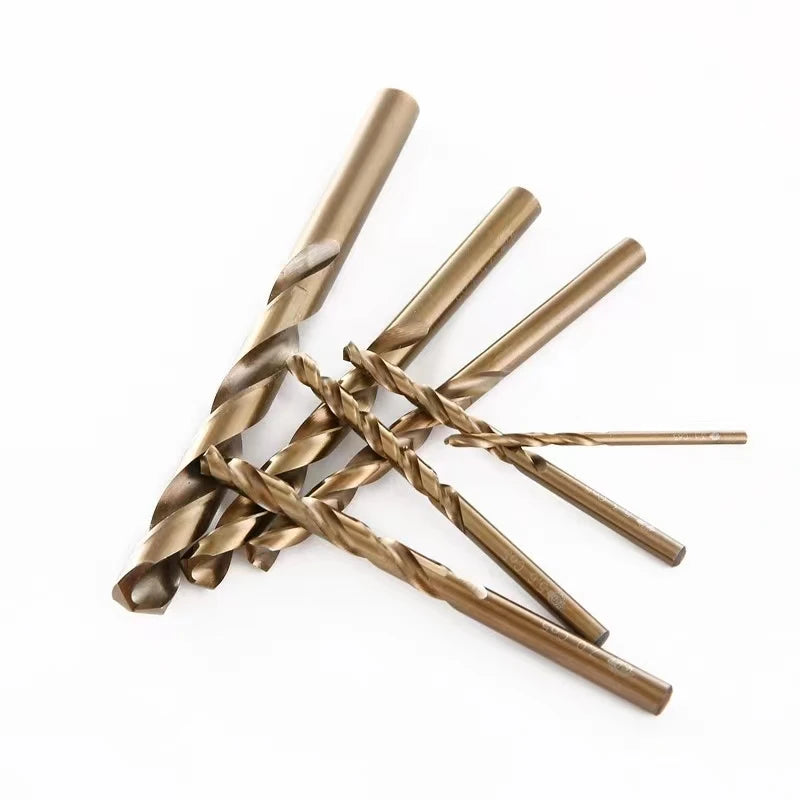 M35 10pcs 1.0mm-8.5mm HSS Hemp Flowers Cobalt Drill Special Stainless Steel Drill Bits (1mm/2mm/3mm/4mm/5mm/6mm/7mm/8mm)