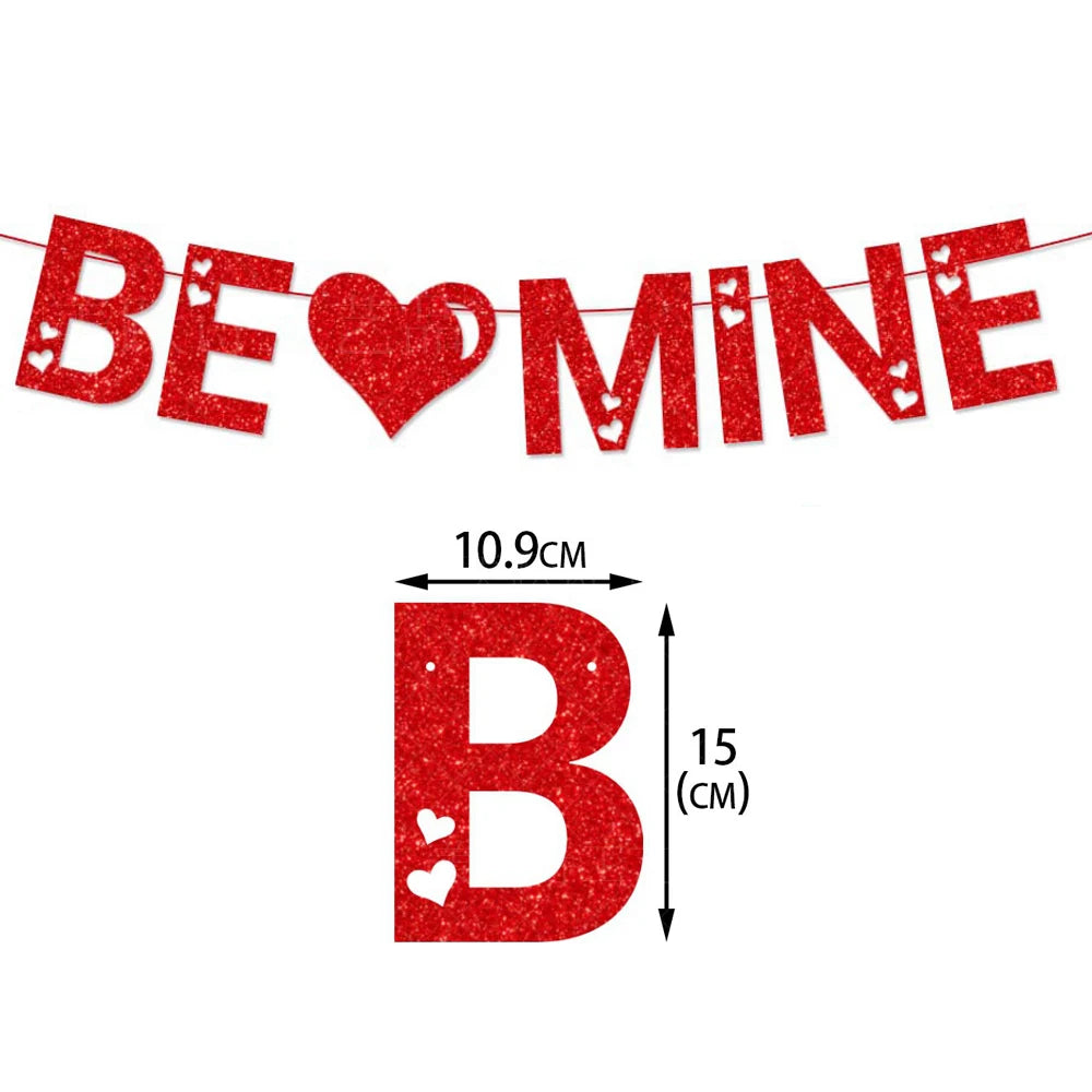 Valentine's Day Red Silver Love Sequin For Girls Couple Confession Gifts  Wedding Festival  Table Confetti Decoration Supplies