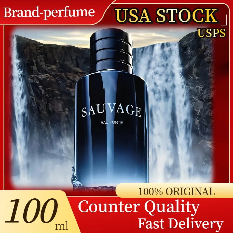 Classic Men's Cologne 100ml - Long Lasting Wild & Fresh Scent, Charismatic Fragrance for Adventure and Dating, Free Shipping USA