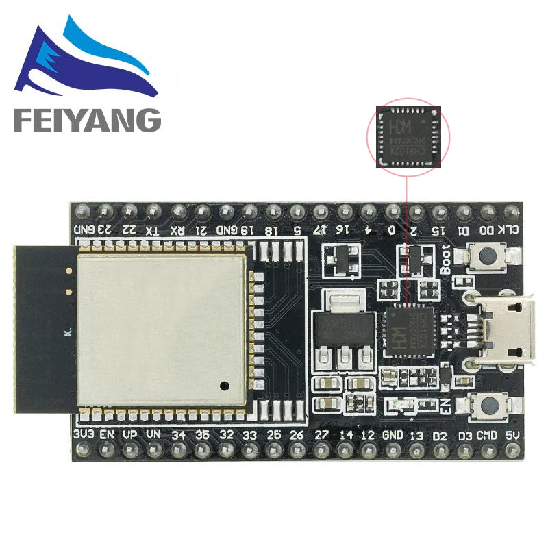 ESP32 Development Board WiFi+Bluetooth Ultra-Low Power Consumption Dual Core CPU ESP-32S ESP32-CAM 32D/U CH9102X
